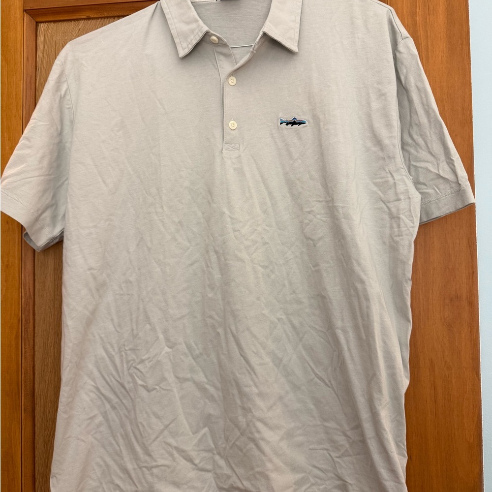 Patagonia Light Grey Polo Shirt